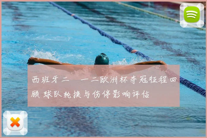 西班牙二〇一二欧洲杯夺冠征程回顾 球队轮换与伤停影响评估